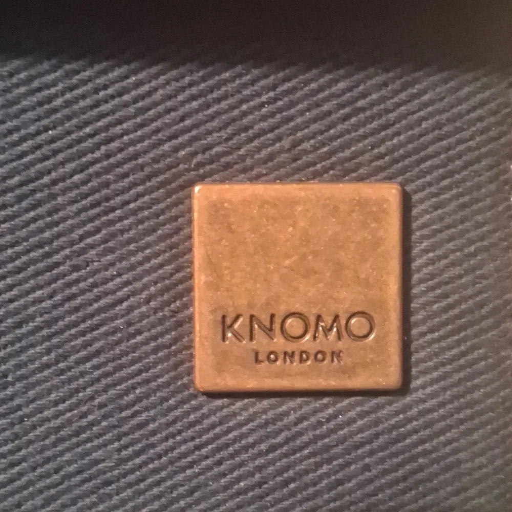 Knomo London Blue and Brown Men's Accessory Clutch